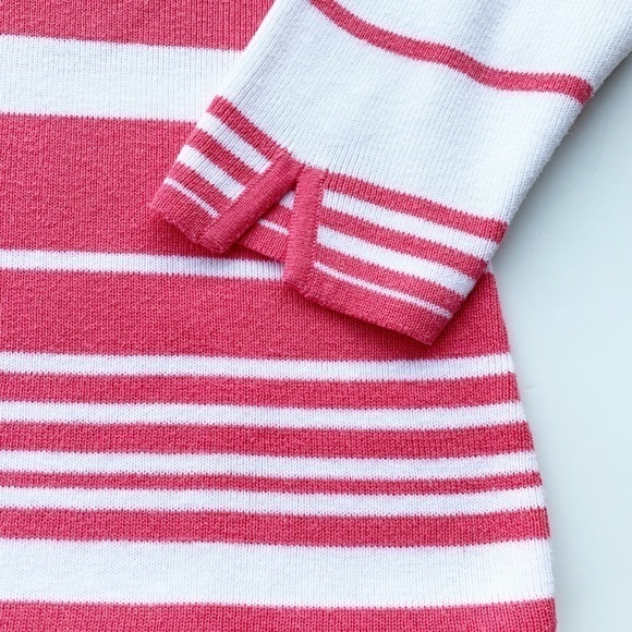 Worthington Pink & White 3/4 Sleeve‎ Sweater Medium - Picture 4 of 4